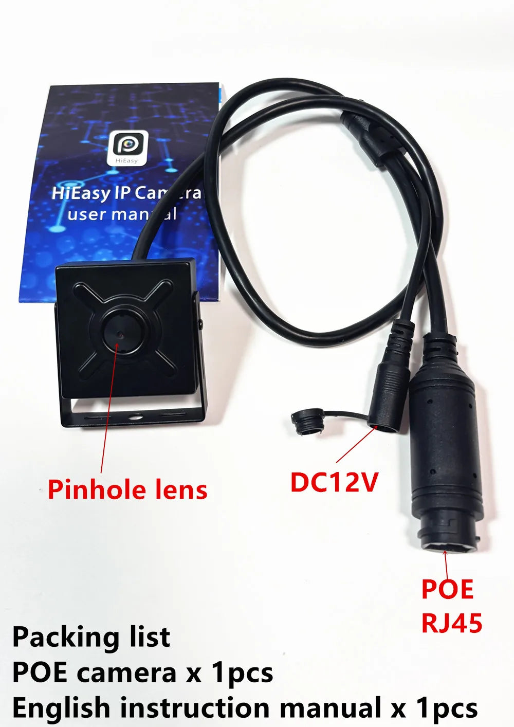 5MP 8MP PoE Mini IP Camera for Indoor Home Security