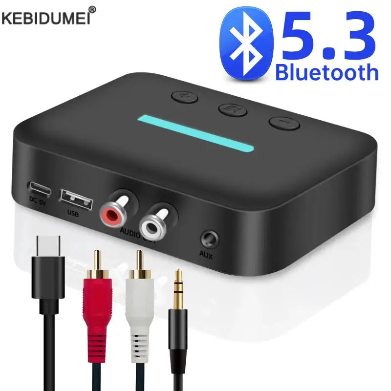 T88 Bluetooth Audio Receiver with AUX and RCA