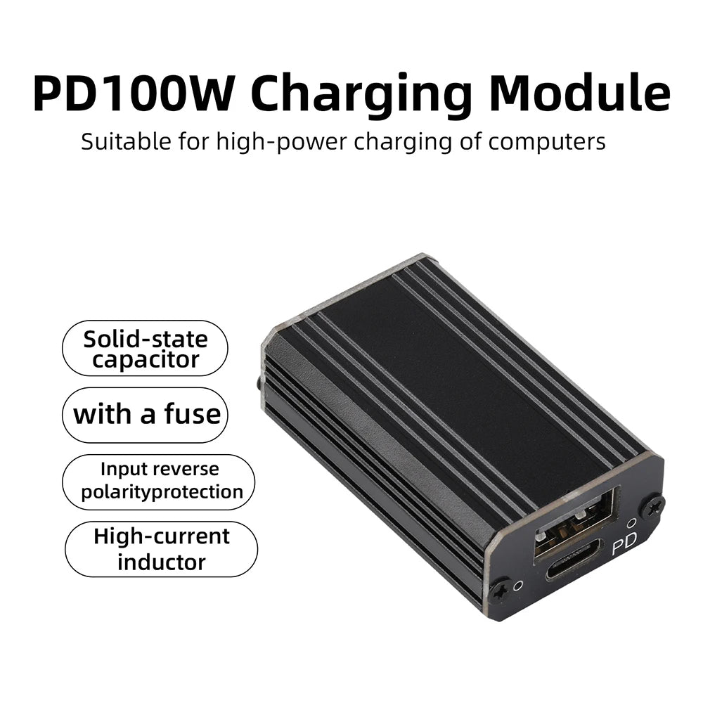 DC-nedkonverteringsmodul for USB-lading med PD-støtte