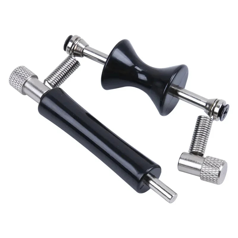 Rolling Guitar Capo with Padded Contact Surfaces