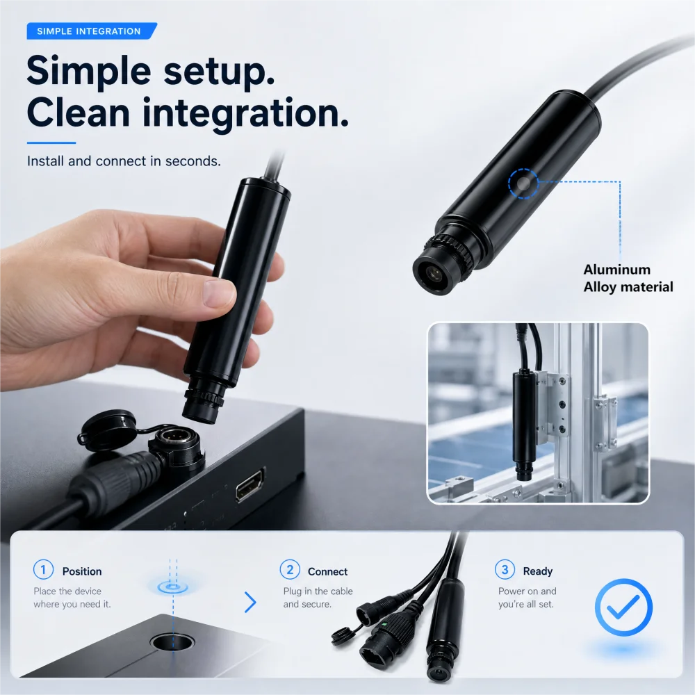 5MP PoE WiFi Mini Bullet Camera with 6x Digital Zoom