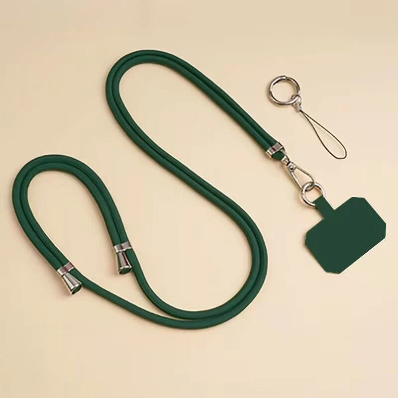 1pcs Crossbody Lanyard Necklace Strap Universal Mobile Phone Adjustment Long Hanging Rope With Clip Anti-Lost Lanyard 