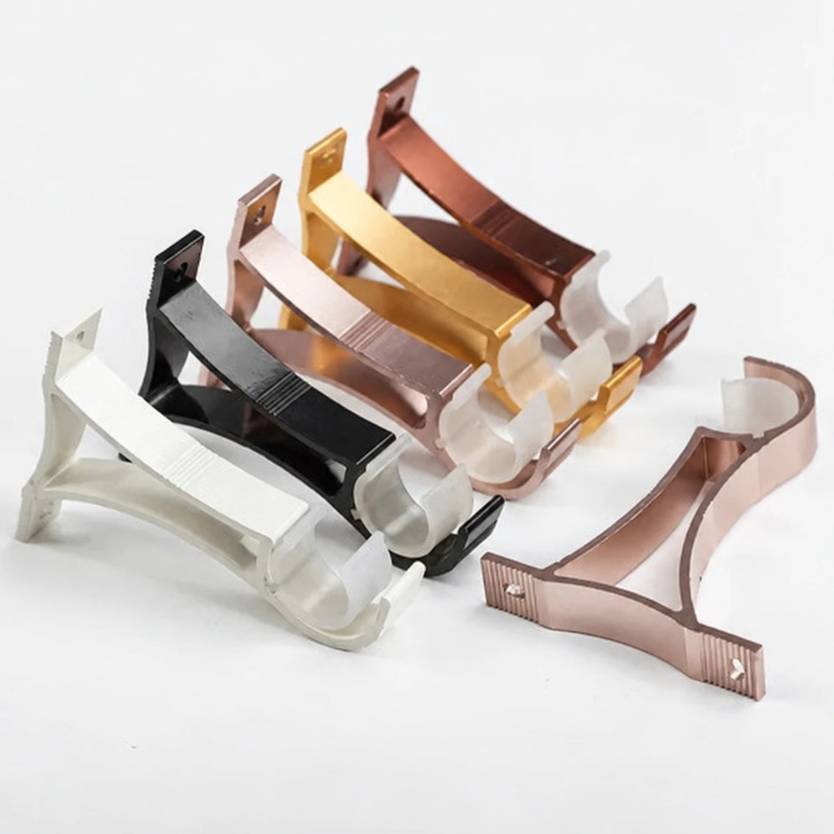 Aluminium Curtain Rod Support Bracket