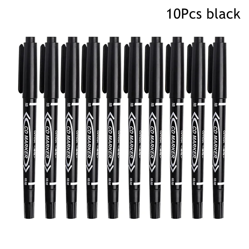 Double‑Tip Permanent Paint Marker Pens Set