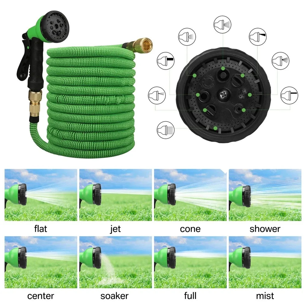Eight-Pattern Garden Hose Spray Nozzle
