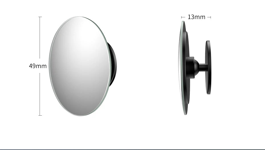 Car Blind Spot Mirror 2pcs 360° Wide Angle HD Convex Glass