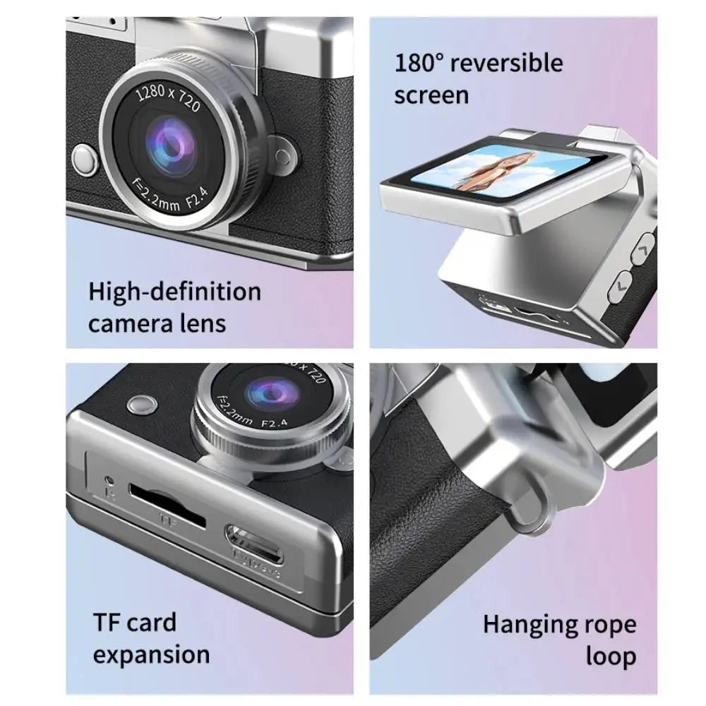 Mini Digital Camera with 1.47 Inch Flip Screen 720P HD CCD