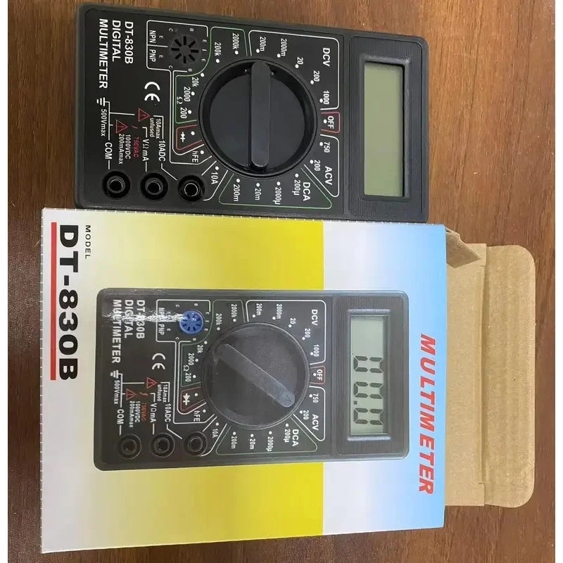 DT830B Mini Handheld Digital Multimeter, Voltmeter Ammeter Tester for Automotive & Electrical Circuit Repair