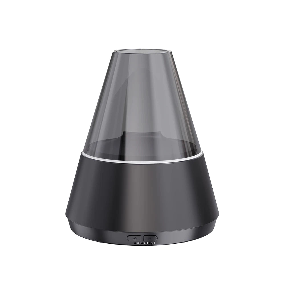 A9 Flame-Effect Aroma Diffuser, 120ml USB with Colour Lighting