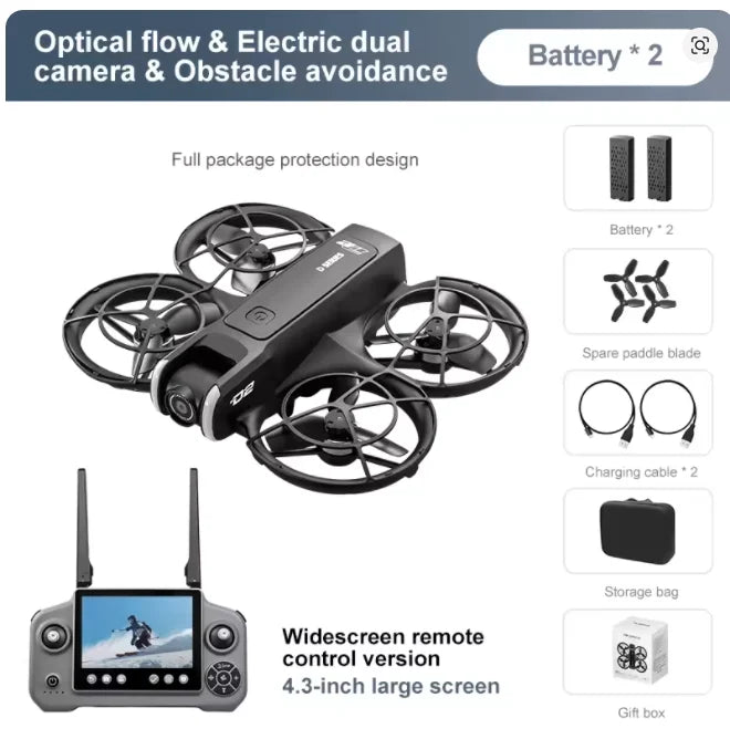 Vervangende accu's en propellersets voor D2-drone