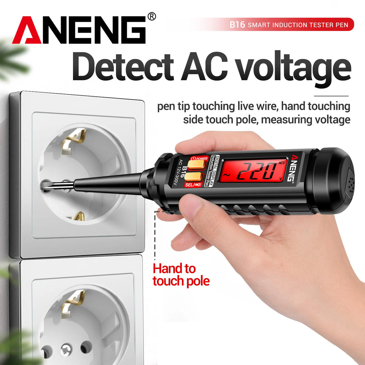 B16 Digital Voltage-Sensing Test Pen