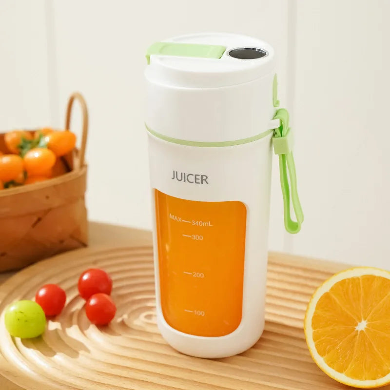 340ml USB Rechargeable Portable Juicer Cup with Leakproof Design