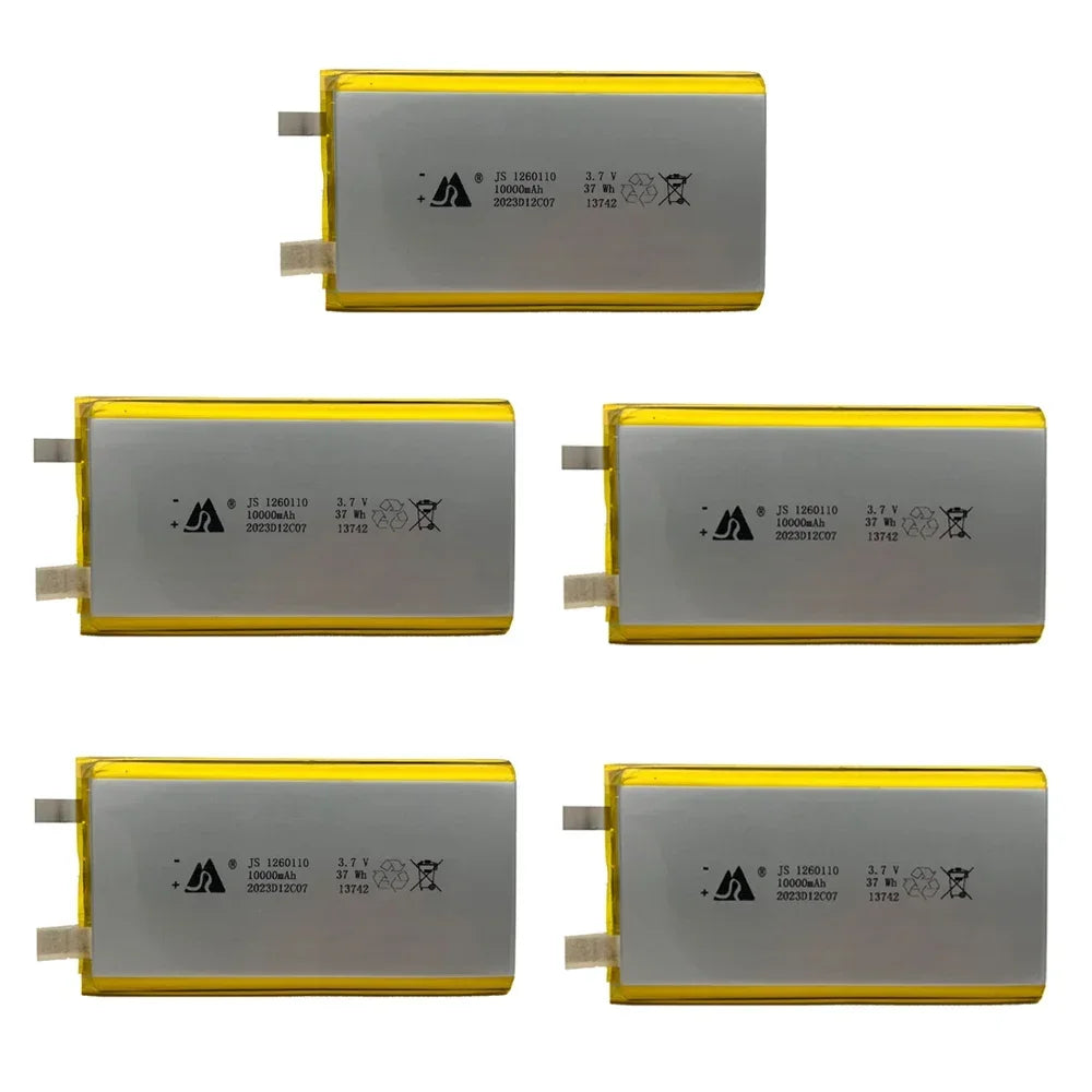 1260110 3.7V Lithium-Polymer Battery, Pack Options