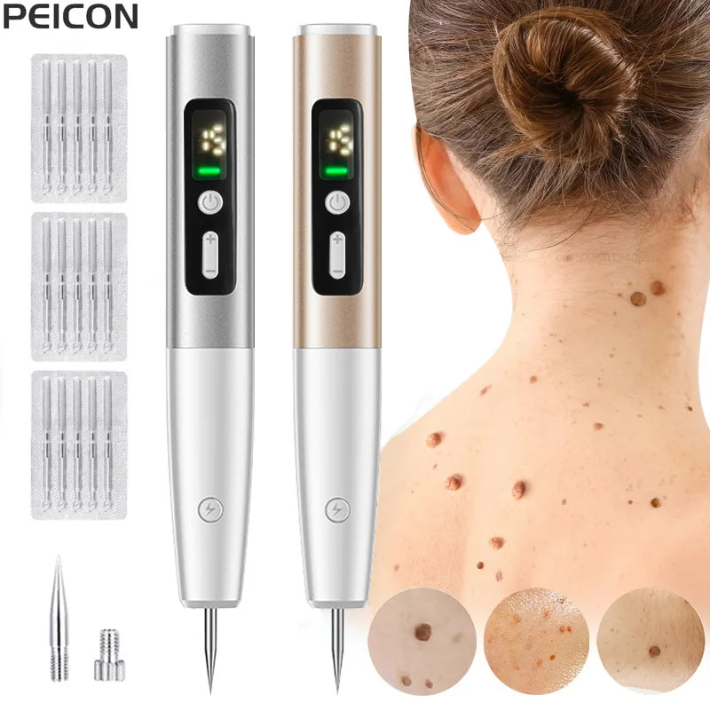 Laser Plasma Pen Mole Wart Remover Black Dots Freckle Dark Spot Remover Plasma Pen Wart Eliminator Papilloma Skin Tag Removal 