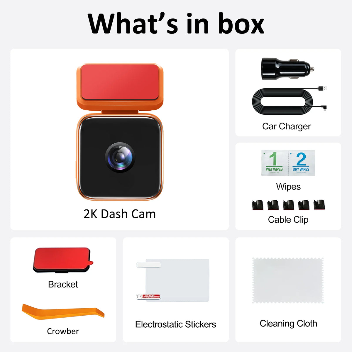 2K Mini Caméras pour voiture DVR Mini Dash Cam 24 Parking Enregistrement vidéo auto Application WiFi Commande vocale Dashcam automobile