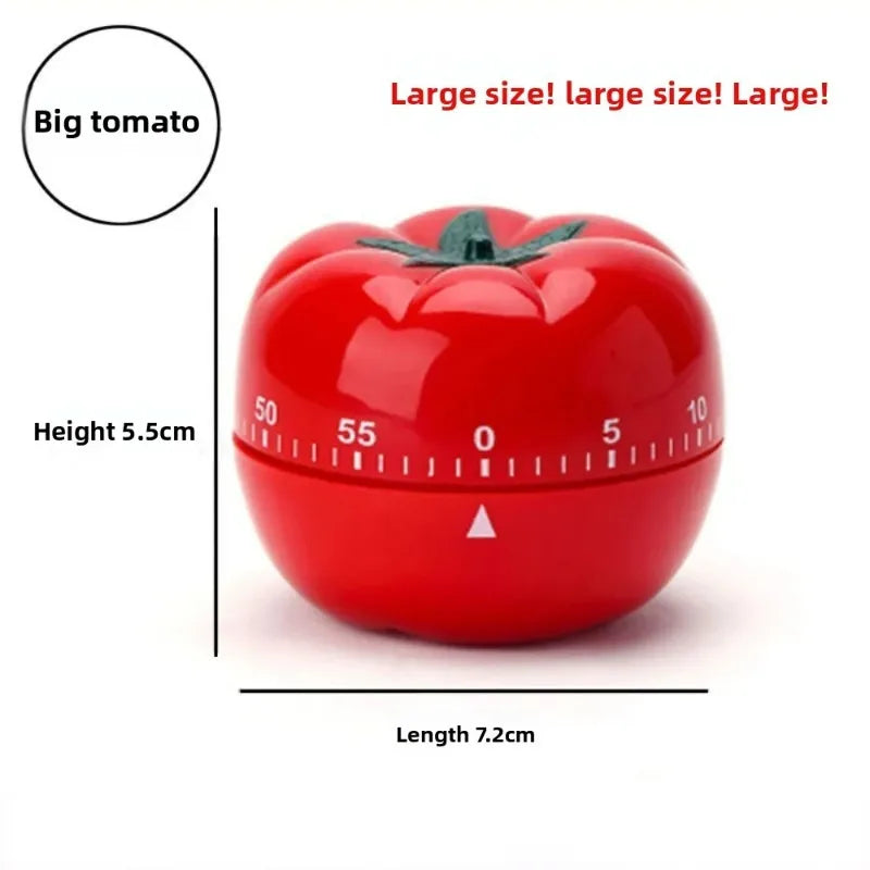 Wind-Up Kitchen Timer in Two Sizes, No Batteries Needed