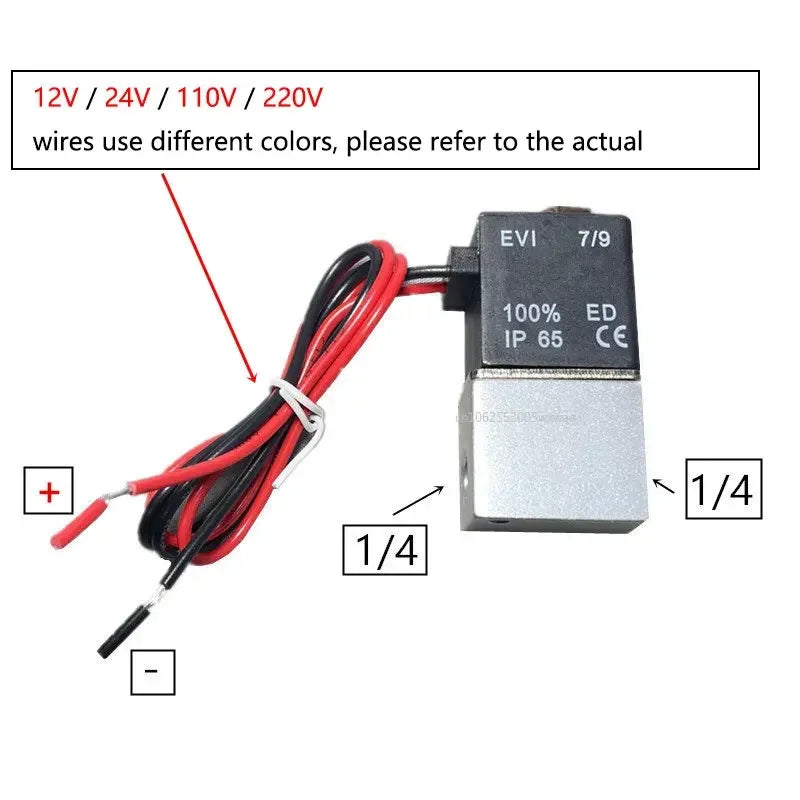 2V025 Normally Closed 1/4-Inch Solenoid Valve