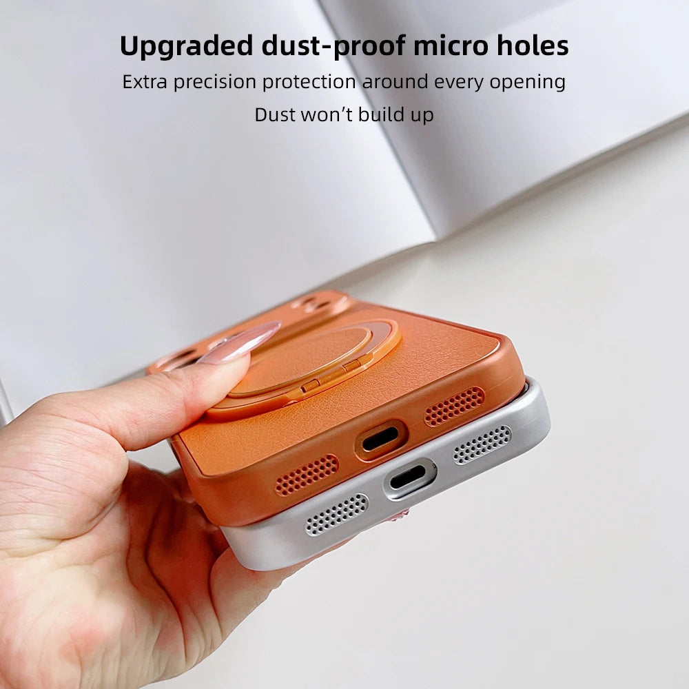 Hoescase met draaibare magnetische standaard voor geselecteerde Xiaomi-telefoons