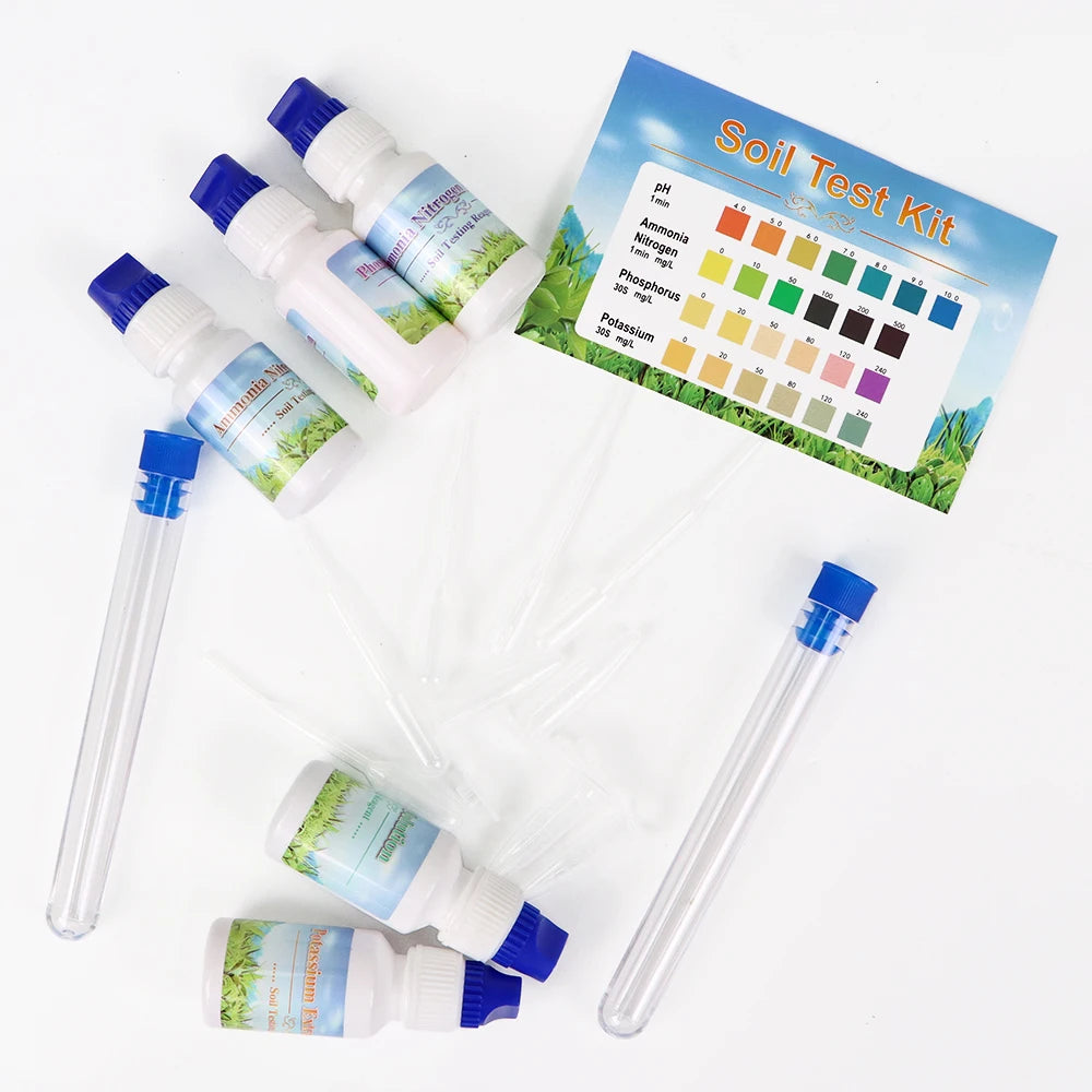  Kit de test de réactifs pour pH du sol et NPK