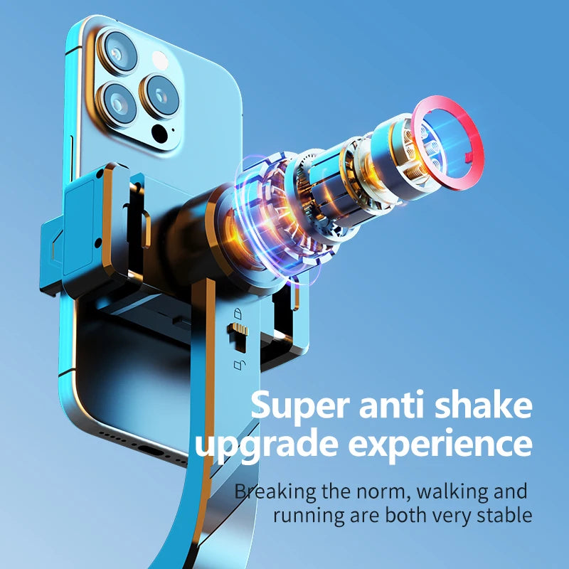 Mobil videostabilisator Bluetooth selfie-stick tripod