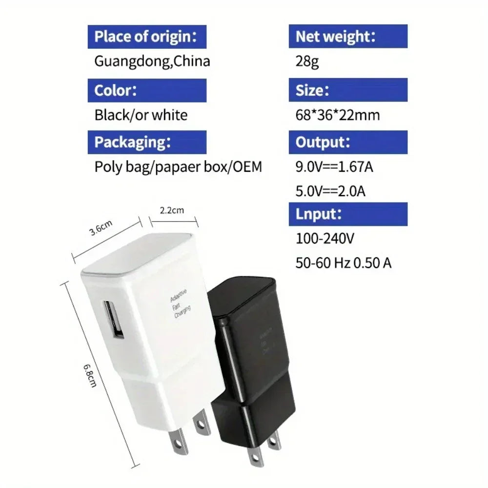 Paket od 10 brzih USB-C zidnih punjača od 18W s prilagodljivim napajanjem