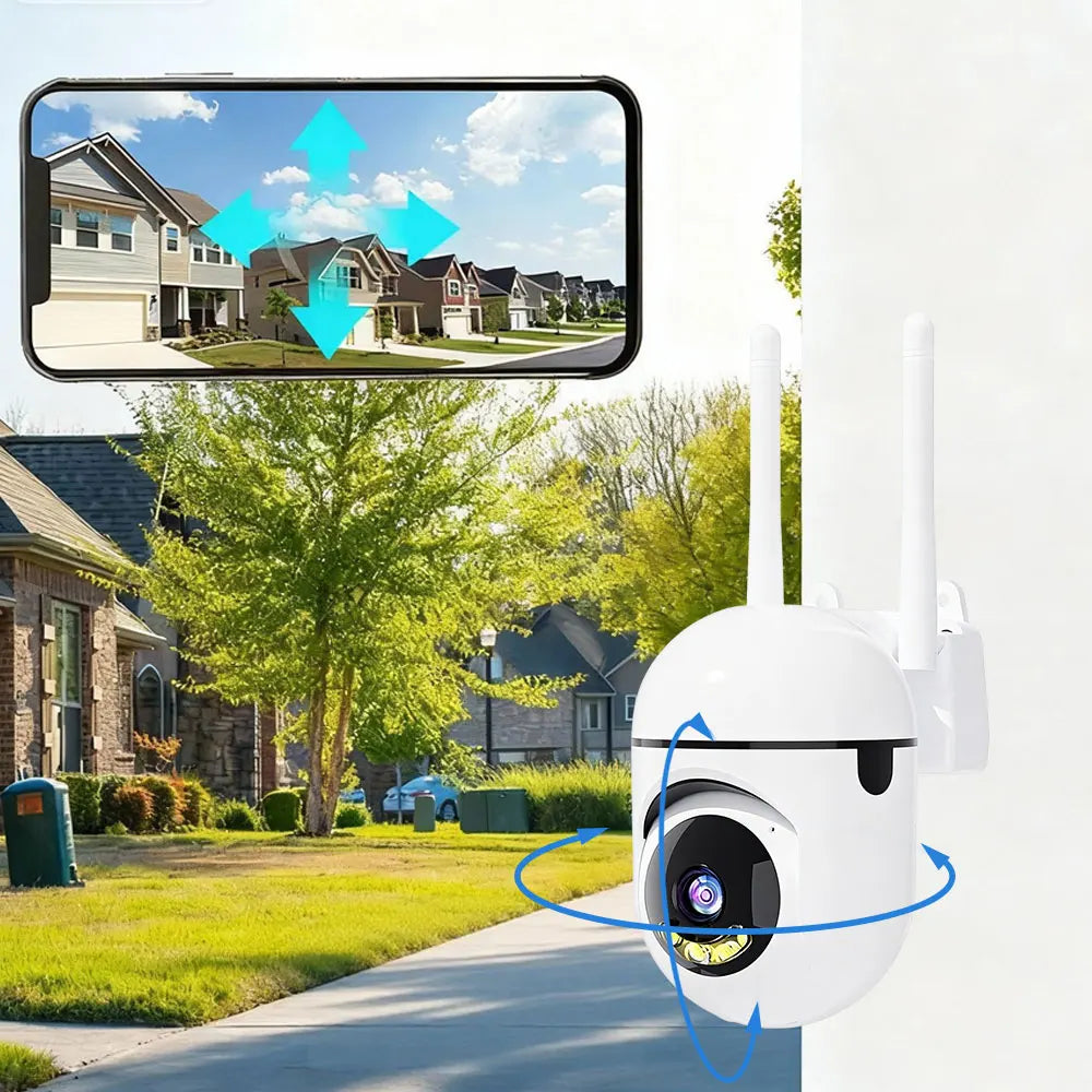 Caméra de sécurité Wi-Fi orientable avec Carecam Pro