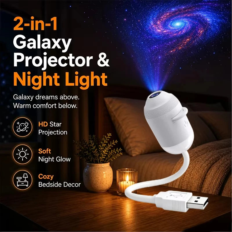 USB Stjernehimmel Projektor Natlys
