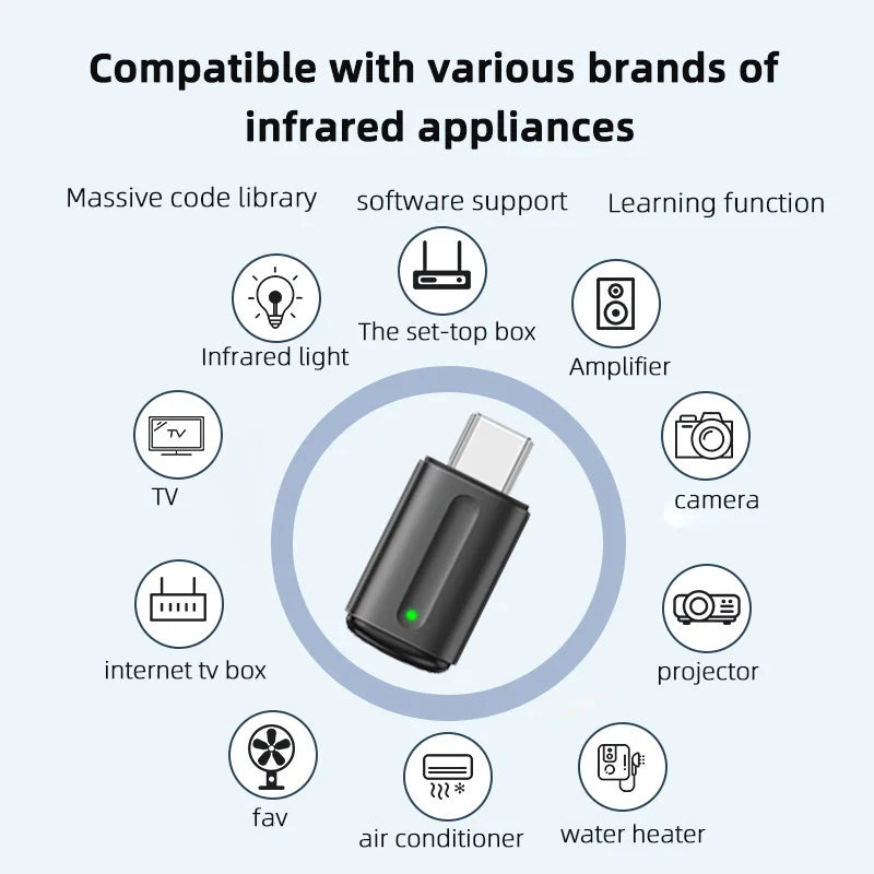 Mini Smartphone Infrared Remote Control Adapter