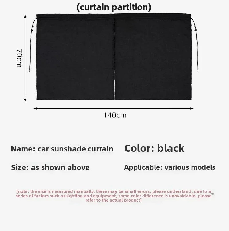 Cartoon Car Window Sunshade with Suction Cups for Kids