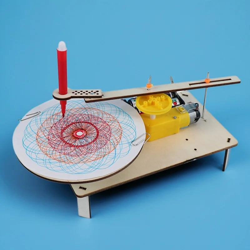DIY Wooden Pattern-Drawing Machine Kit