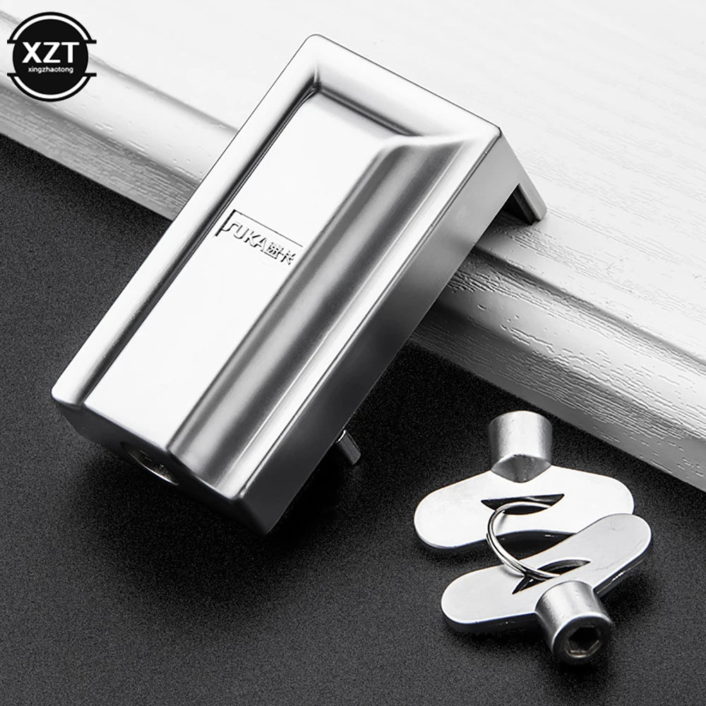Keyed Sliding Window Restrictor Lock