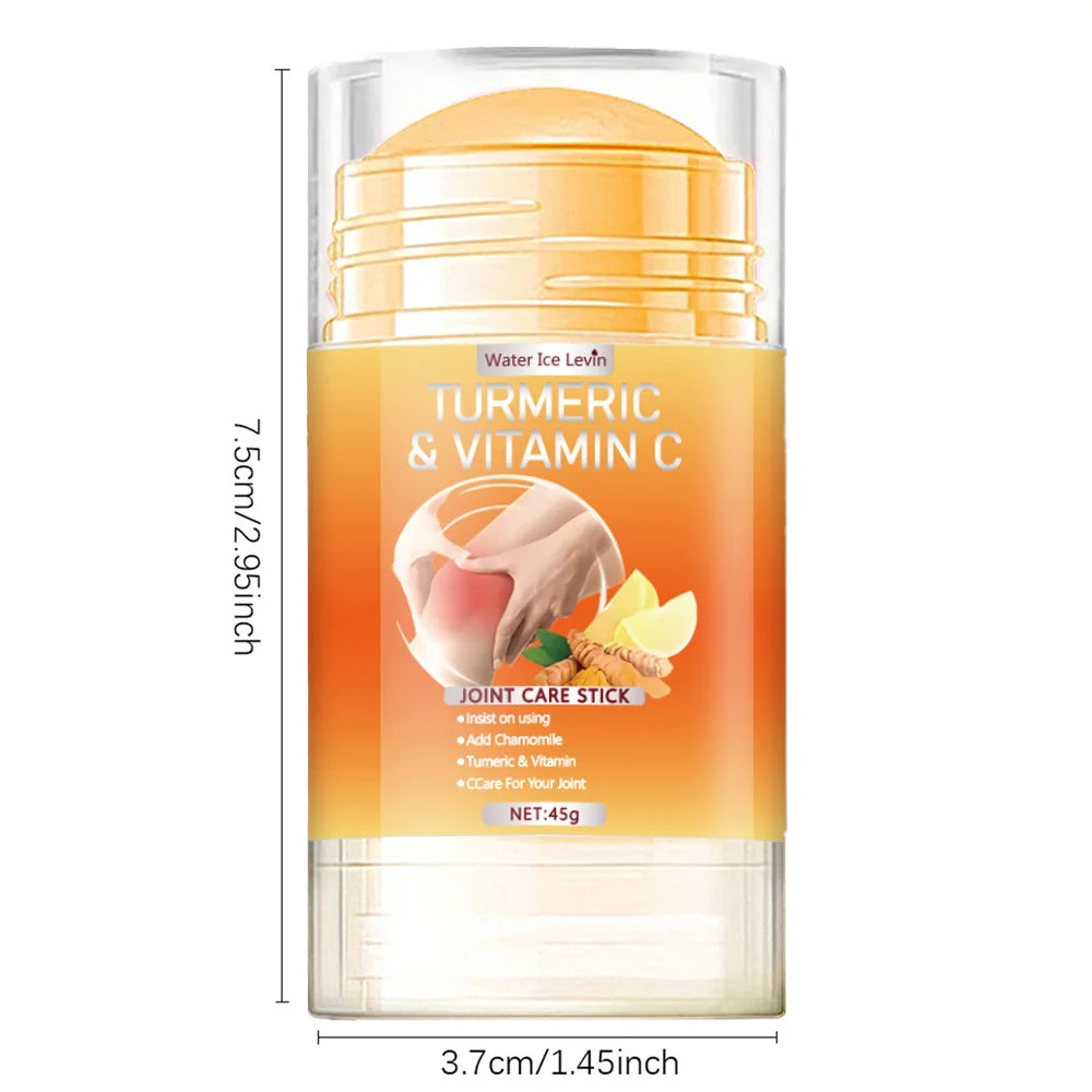 Turmeric Vitamin C Joint Bar - Hypoallergenic Soothing Moisturizer with Natural Honey, Glycerin and Vitamin C for All Skin Types 