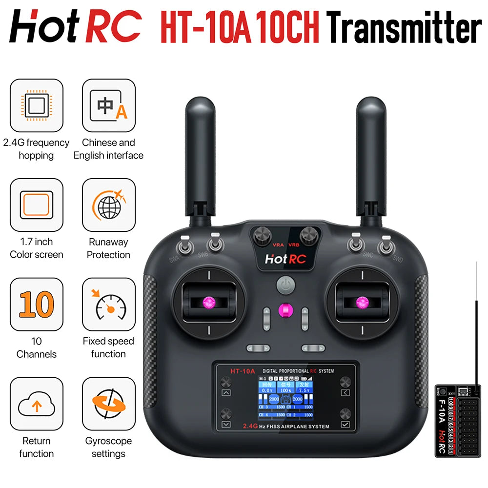 HT-8A / HT-10A 2.4GHz RC radijski sustav - opcije