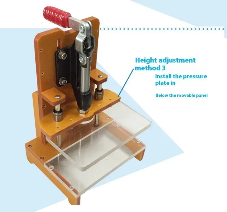 Fixture de test PCB avec zone de travail 150 x 85 mm