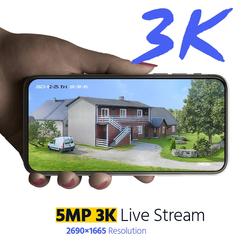 ANNKE 3K IP67 Weatherproof Security Camera with Two-Way Audio