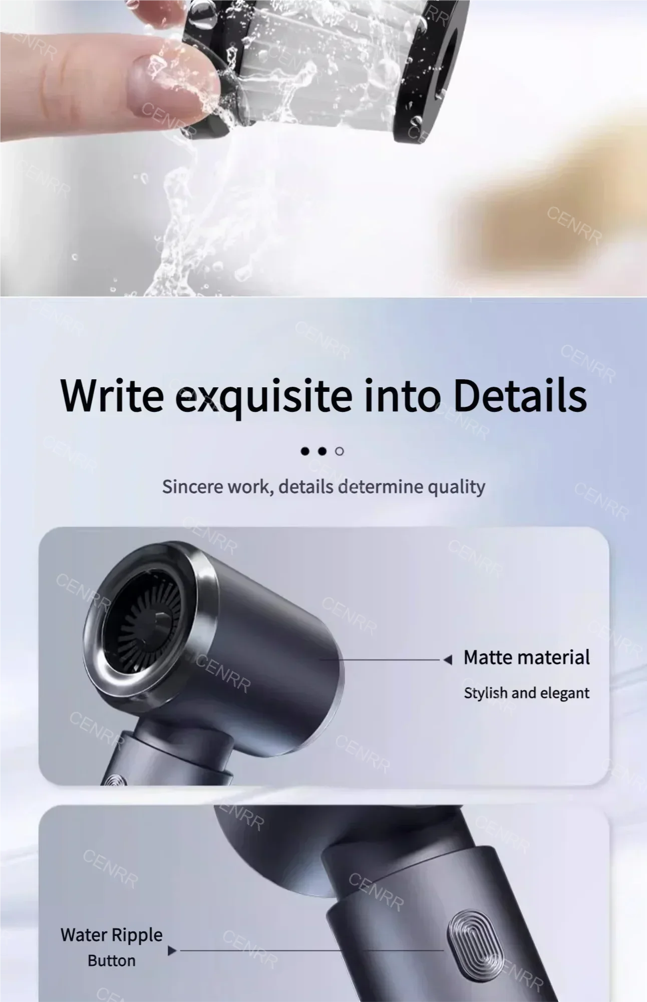 CENRR 210000PA Mini Car Vacuum Cleaner Wireless Powerful Vacuum Car Cleaner Handheld Portable Vacuum Cleaner Cleaning Machine 