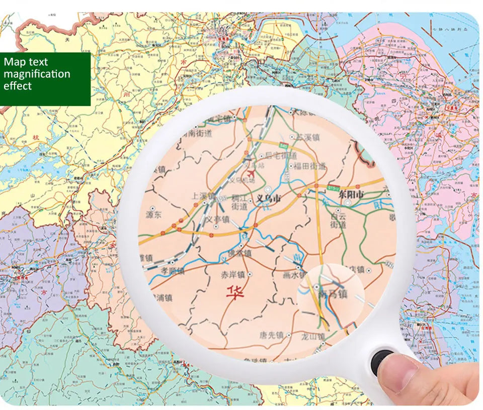 Rechargeable Illuminated Hand Magnifier