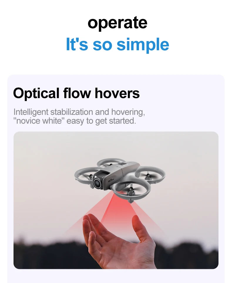 GT3 Mini Katlanabilir Drone 8K Çift Kameralı