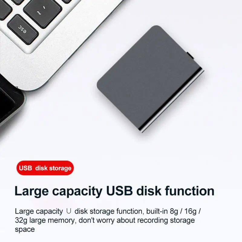 Powerful UltraThin Mini Sound Recorder Gadget Professional Safety Encryption Discreet Listening Device Portable Mp3 Player Espia 