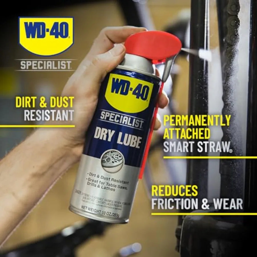 Dry Lube with Smart Straw for Friction Reduction and Corrosion Protection