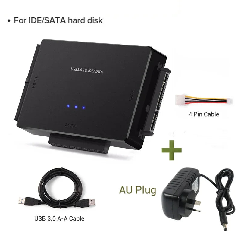 Adapter USB 3.0 do dysków SATA i IDE