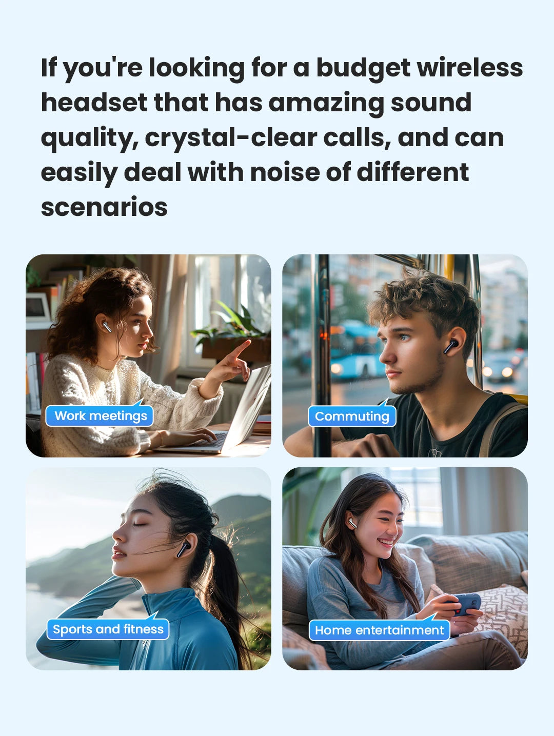 HAYLOU Mori Pro Bluetooth 5.4 Earbuds with ANC