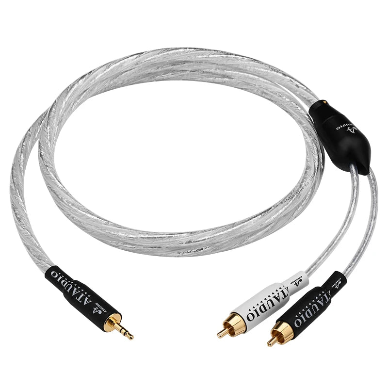 3.5 mm Stereo to Twin RCA Audio Cable