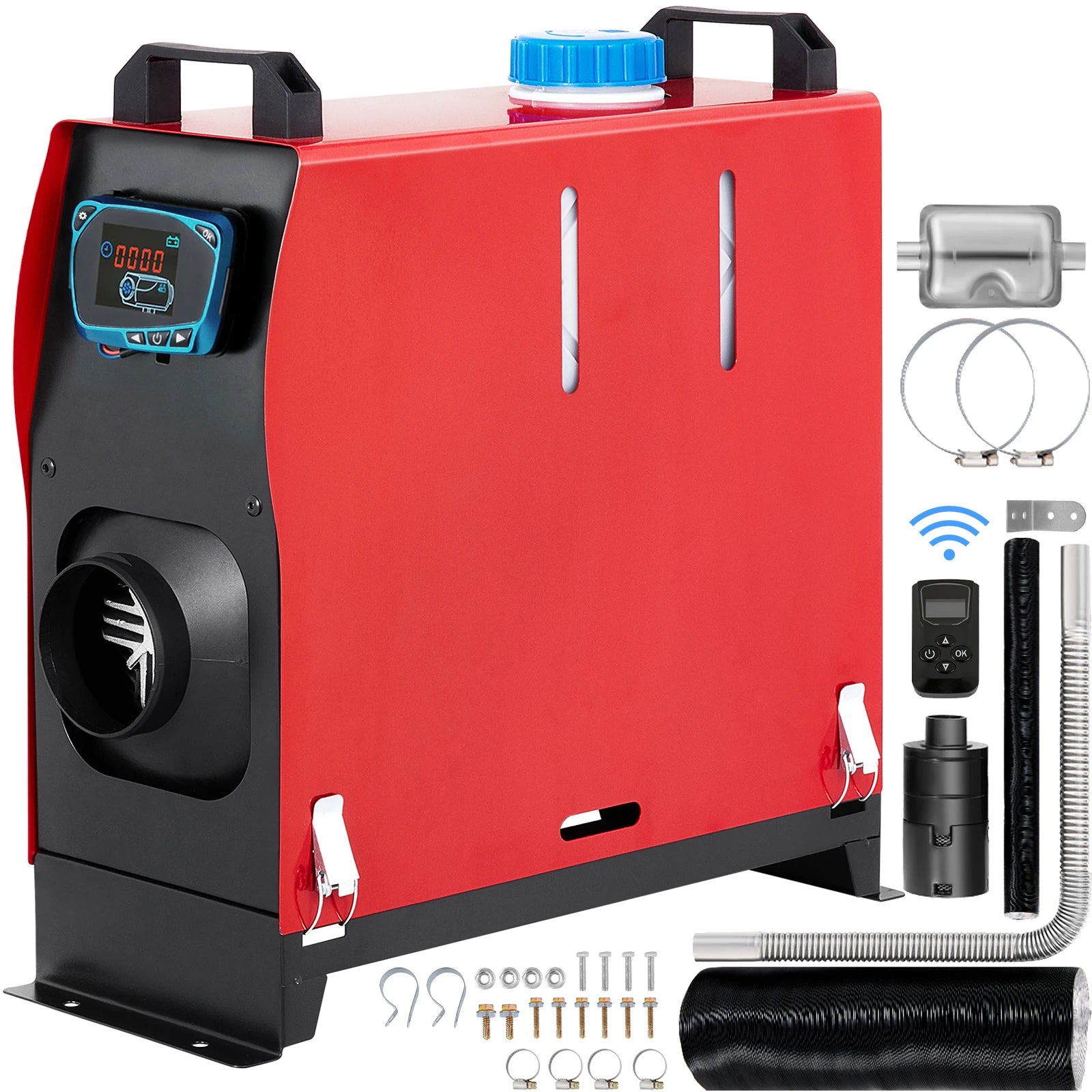 8KW Diesel Air Heater 12V All-in-One with Remote & LCD Control