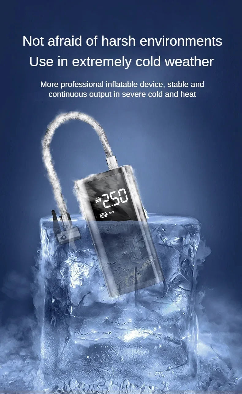 Wireless Car Air Pump Portable Tire Inflator with Digital Display