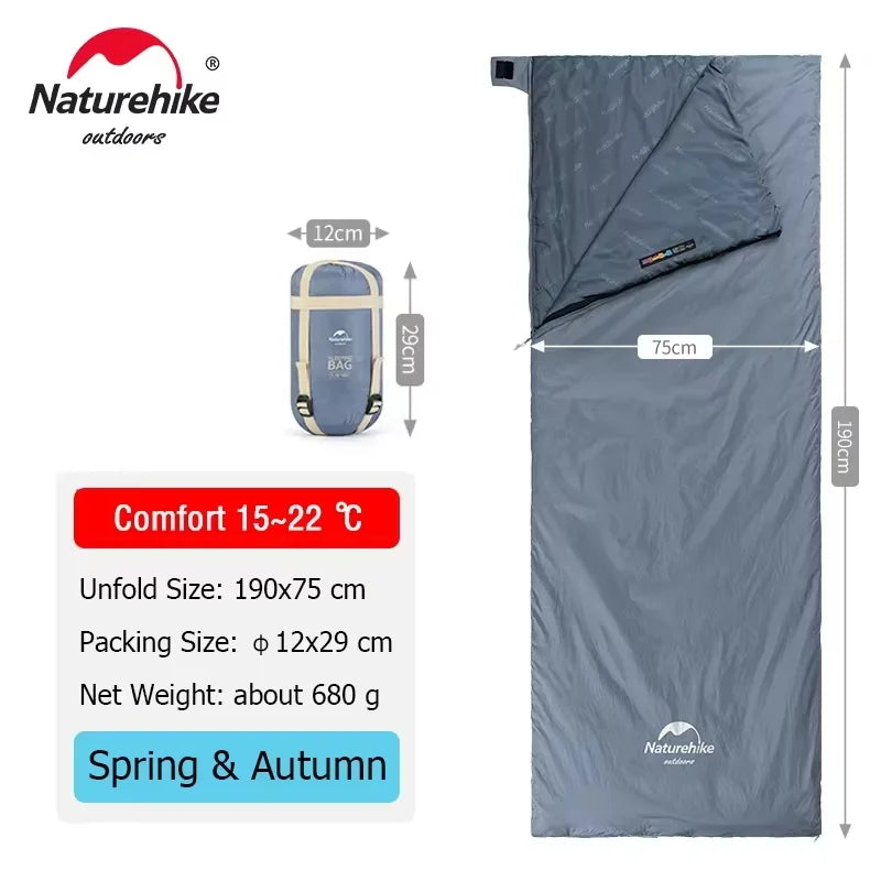 Naturehike LW180 Ultralight Sleeping Bag for Camping & Hiking