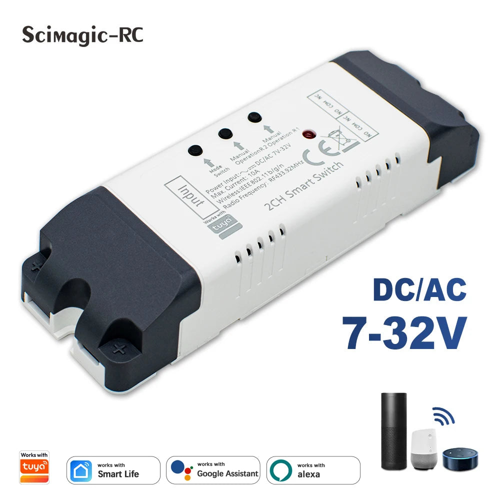 Wi-Fi Relay Controller - Channels and Supply Options