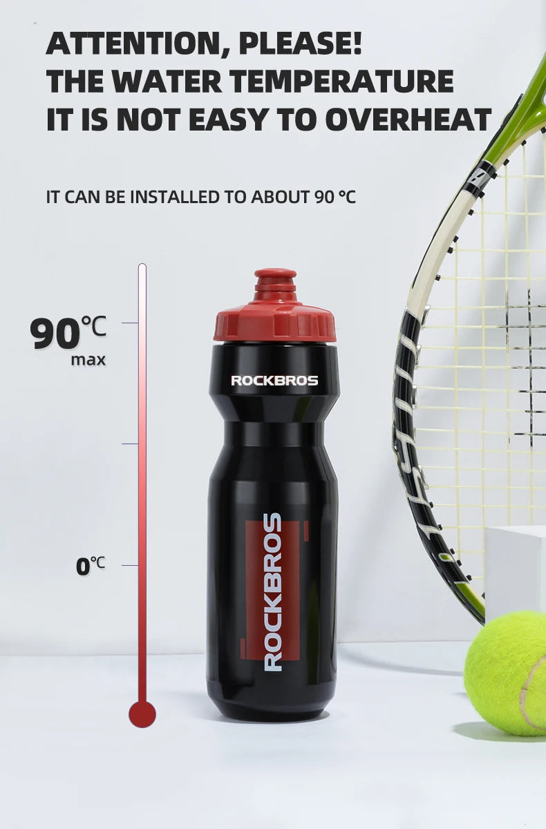 750 ml dviračio gertuvė, nepraleidžianti skysčių, sportinė gertuvė dviračiams