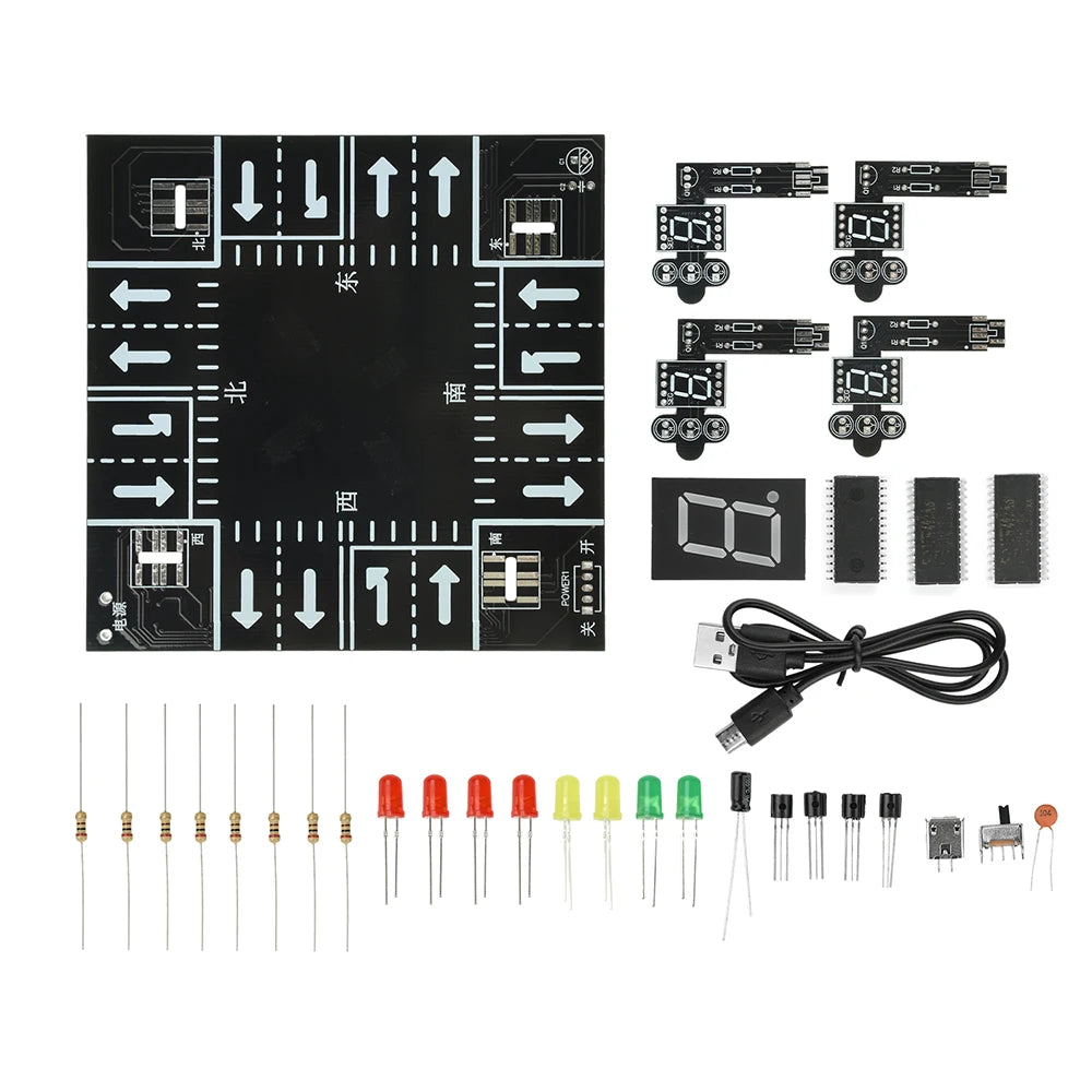 5V Traffic Light Model Soldering Kit