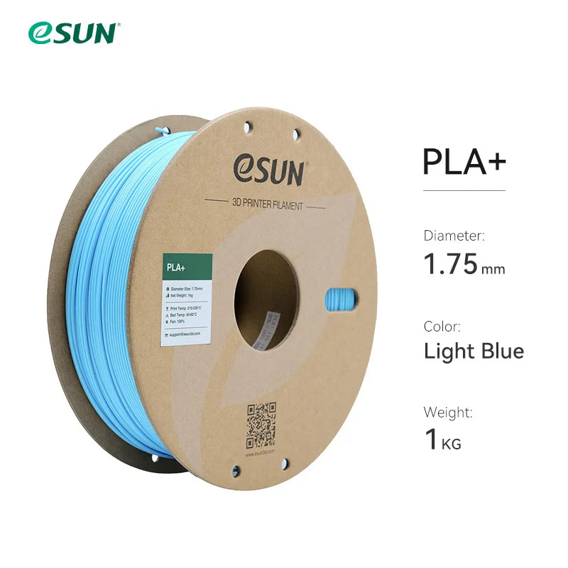 Filamento PLA+ para impressora 3D, 1.75 mm, bobina de 1 kg